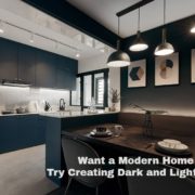 Want a Modern Home Design? Try Creating Dark and Light Spaces