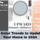 three colors with text 3 Color Trends to Update Your Home in 2024